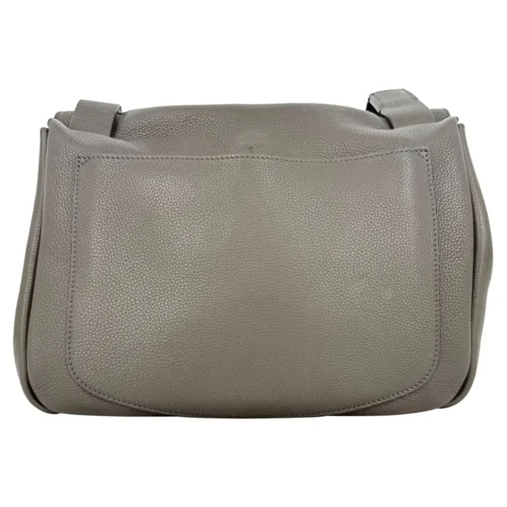 The Row Small Mail Bag in Olive Green